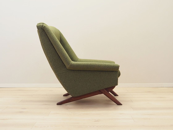 Image 1 of Fauteuil vert, Design danois, 1970S, Manufacture : Horsens Møbelfabrik