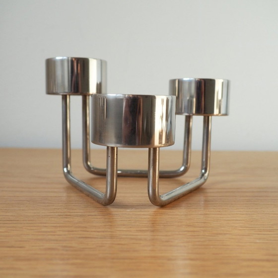 Image 1 of 1970S Design Of Denmark Tommy Larsen Porte-bougies à réchaud