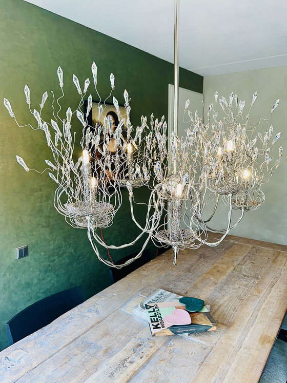 Image 1 of Chandelier à pendentifs en cristaux Swarovski 130 Cm X 70 Cm