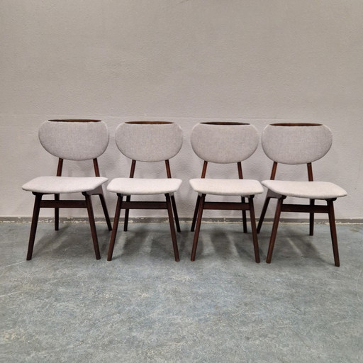 Ensemble de 4 chaises de salle à manger vintage