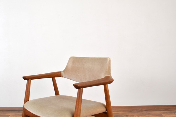 Image 1 of Fauteuil en teck danois du Mid Century par Svend Åge Eriksen pour Glostrup, années 1960.