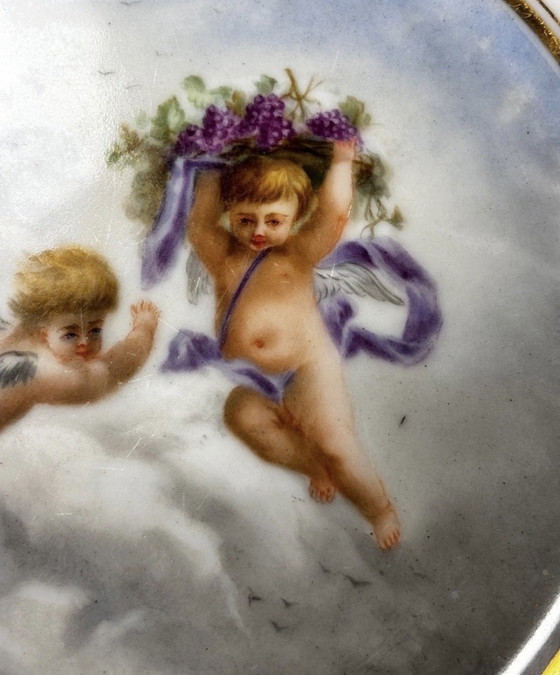 Image 1 of 2 assiettes décorées