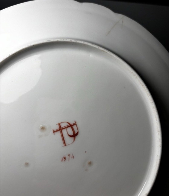 Image 1 of 2 assiettes décorées