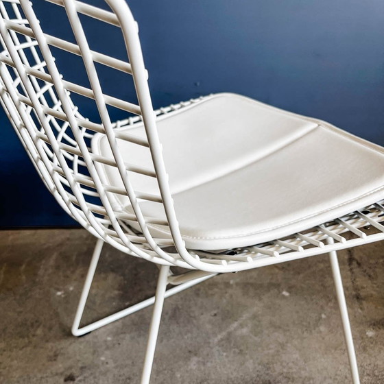 Image 1 of Knoll International - Chaise Bertoia - Rilsan/Vinyl Blanc - Nouveau !