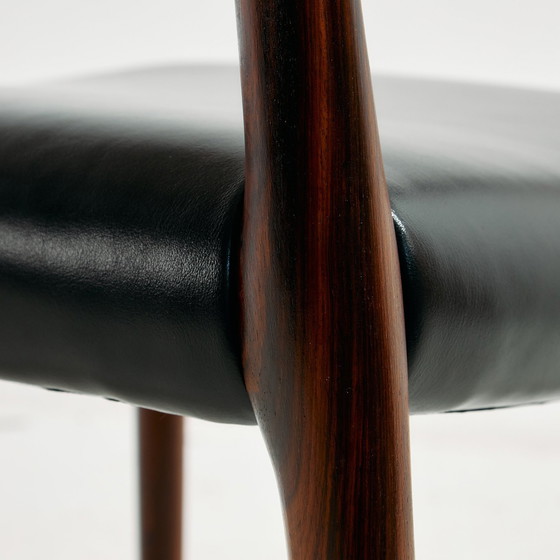 Image 1 of Mk10488 Modèle 79 Chaise de salle à manger en teck par Niels Otto Møller pour J. L. Møllers Møbelfabrik, lot de 6