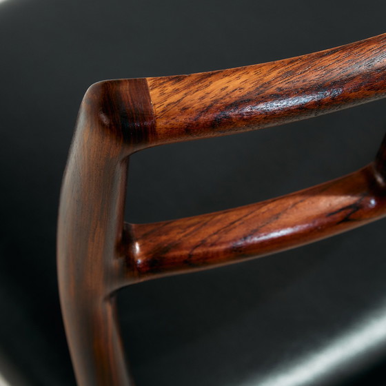 Image 1 of Mk10488 Modèle 79 Chaise de salle à manger en teck par Niels Otto Møller pour J. L. Møllers Møbelfabrik, lot de 6