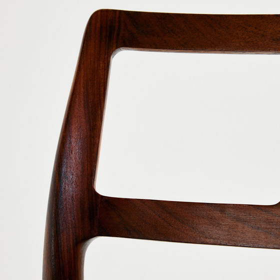Image 1 of Mk10488 Modèle 79 Chaise de salle à manger en teck par Niels Otto Møller pour J. L. Møllers Møbelfabrik, lot de 6