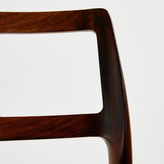 Image 1 of Mk10488 Modèle 79 Chaise de salle à manger en teck par Niels Otto Møller pour J. L. Møllers Møbelfabrik, lot de 6