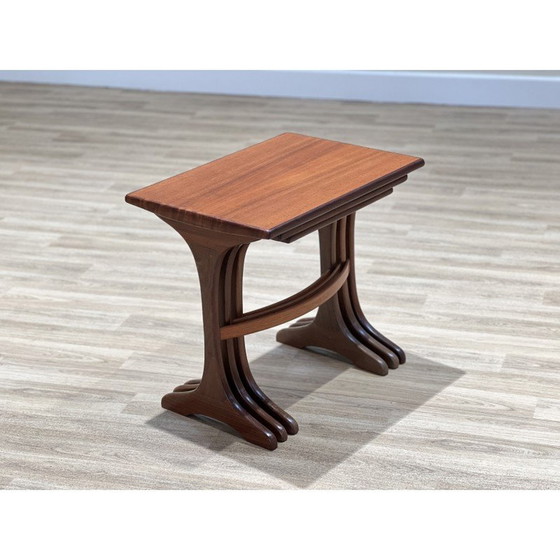 Image 1 of Tables gigognes vintage en teck pour G-Plan, Angleterre 1960