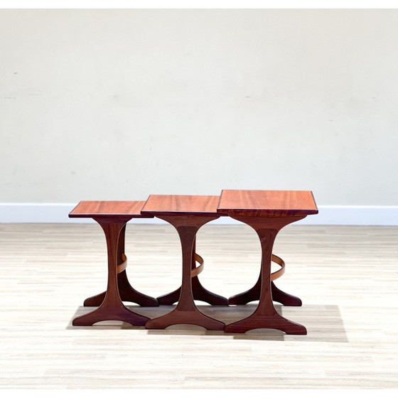 Image 1 of Tables gigognes vintage en teck pour G-Plan, Angleterre 1960