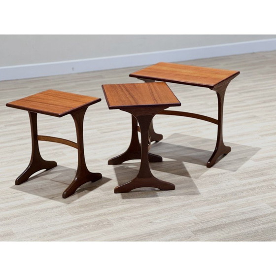 Image 1 of Tables gigognes vintage en teck pour G-Plan, Angleterre 1960