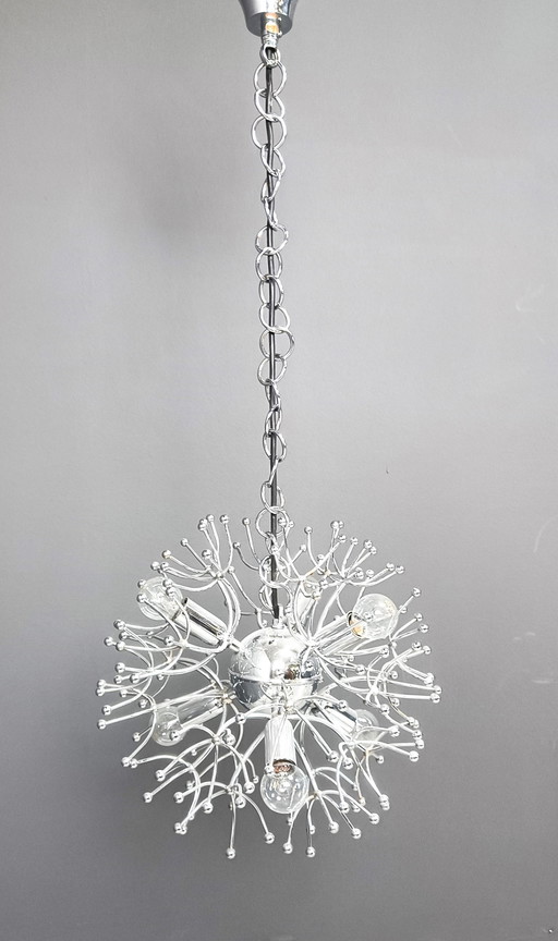 Lustre Sputnik de Sciolari, années 1960