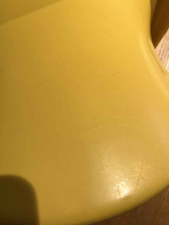 Image 1 of Chaise haute Casalino Yellow Space Age