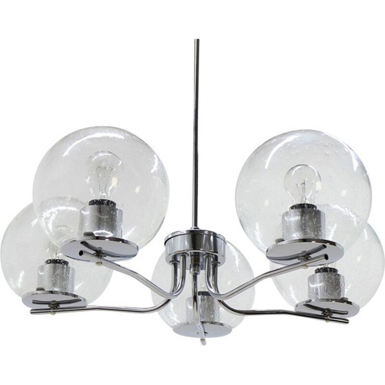 Image 1 of Lustre vintage en chrome