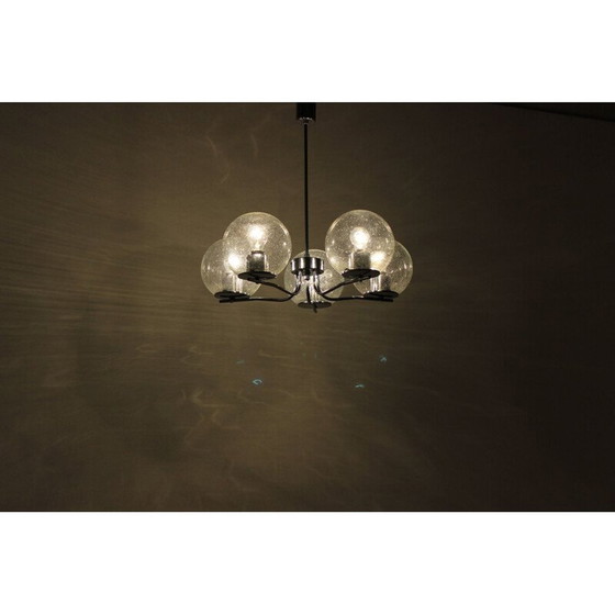 Image 1 of Lustre vintage en chrome