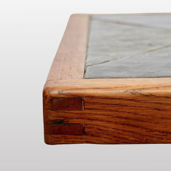 Image 1 of Table basse vintage en chêne massif, France 1960