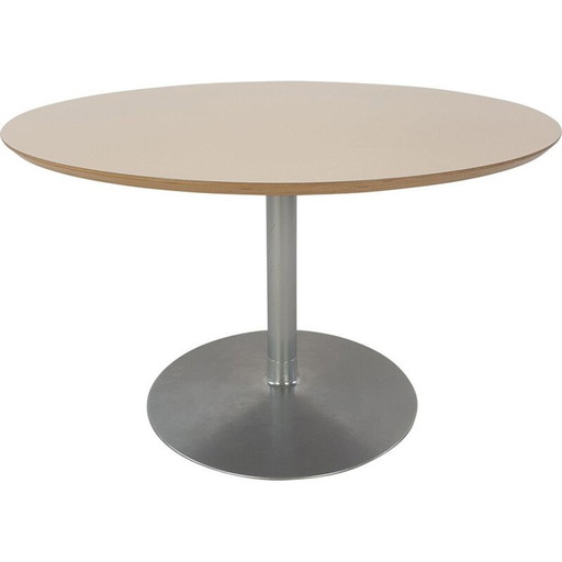 Table de salle à manger ronde vintage par Pierre Paulin pour Artifort, 1960s