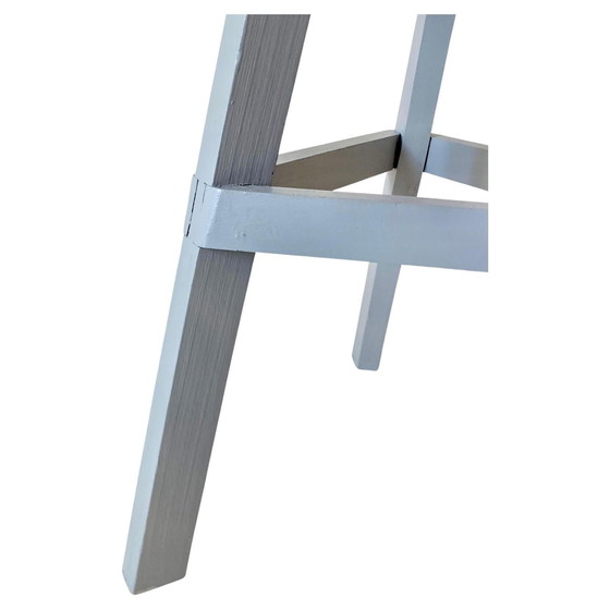 Image 1 of 1X Grand piédestal en bois vintage, Italie 1950S