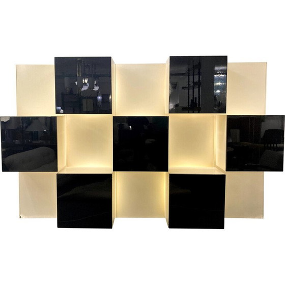 Image 1 of Meuble mural vintage par Roberto Monsani pour Acerbis, 1970