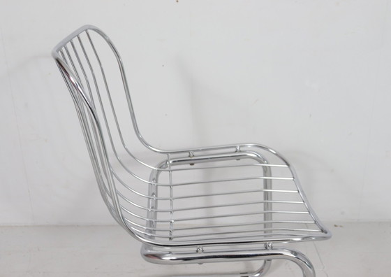 Image 1 of 4 Chaises avec accoudoirs, Italie, années 1970