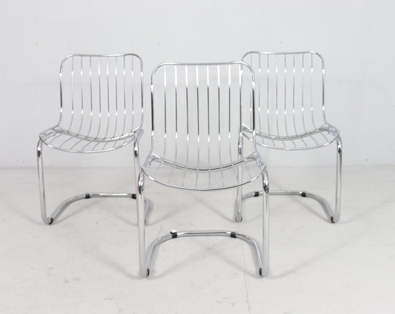 Image 1 of 4 Chaises avec accoudoirs, Italie, années 1970