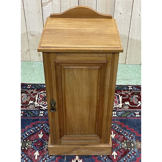 Image 1 of Table de chevet anglaise vintage en bois satiné, années 1930