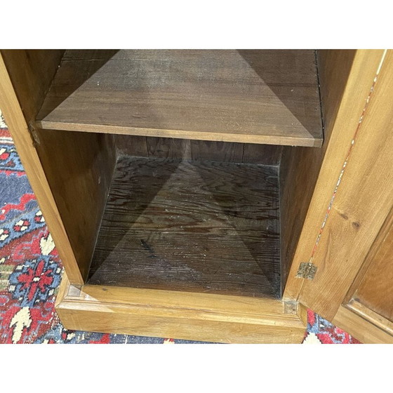 Image 1 of Table de chevet anglaise vintage en bois satiné, années 1930