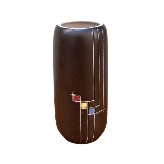 Image 1 of Vase en céramique Veb Haldensleben, Allemagne, 1970S.