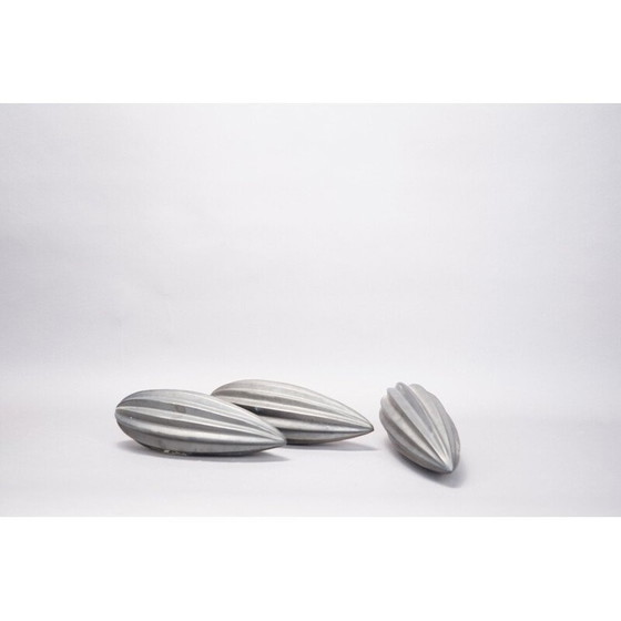 Image 1 of Ensemble de 3 sculptures en céramique Zeppelin pour Ikea, Viet Nam 1990