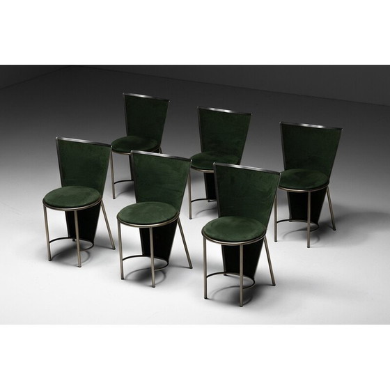 Image 1 of Chaises de salle à manger vintage par Frans Van Praet, Belgique 1990