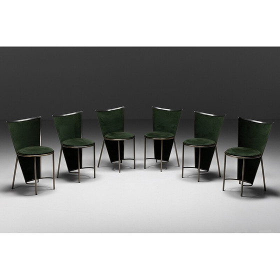 Image 1 of Chaises de salle à manger vintage par Frans Van Praet, Belgique 1990