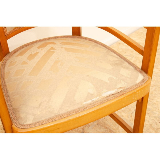 Image 1 of Paire de fauteuils vintage en bois courbé, Autriche 1920