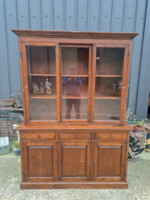 Vitrine en teck, Buffet,