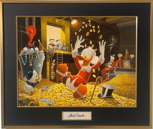Un tas d'amusements - Carl Barks Fine Art Print