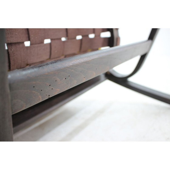 Image 1 of Paire de fauteuils vintage en bois de Jan Vanek Bentwood, République tchèque 1940