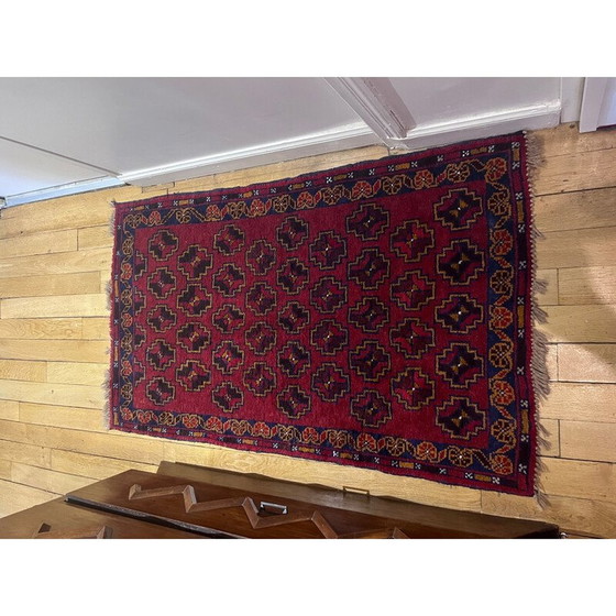 Image 1 of Tapis en laine vintage, 1970