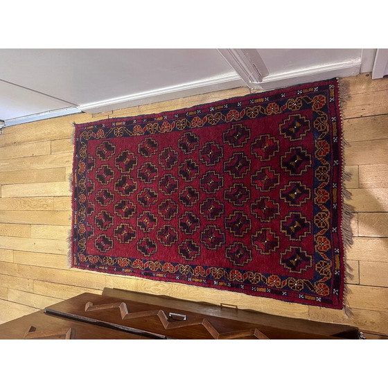 Image 1 of Tapis en laine vintage, 1970