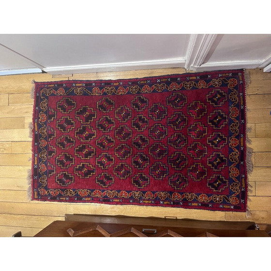 Image 1 of Tapis en laine vintage, 1970