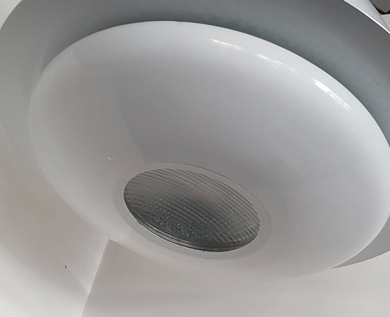 Image 1 of Lampe suspendue vintage blanche par Tobia & Afra Scarpa pour Flos