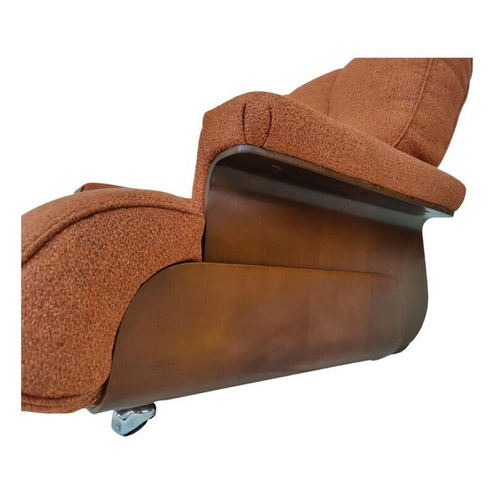 Image 1 of Paire de fauteuils orange du Mid Century, Italie années 1960