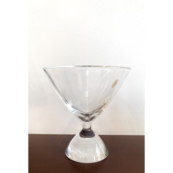 Image 1 of Vase en verre vintage par Charles Graffart pour Val Saint Lambert, Belgique 1950