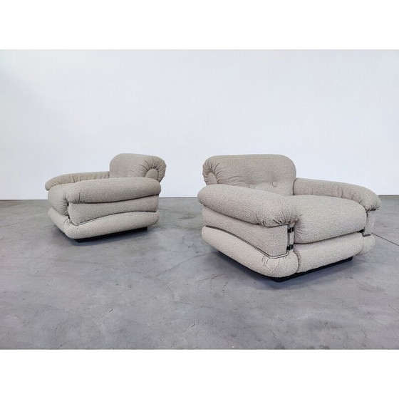 Image 1 of Paire de fauteuils italiens du milieu du siècle dernier