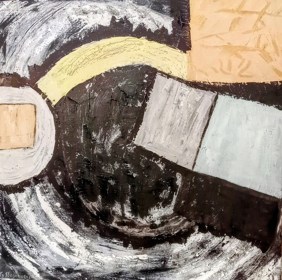 Image 1 of Tineke Van Steenbergen Abstrait 11, 100 X 100 cm
