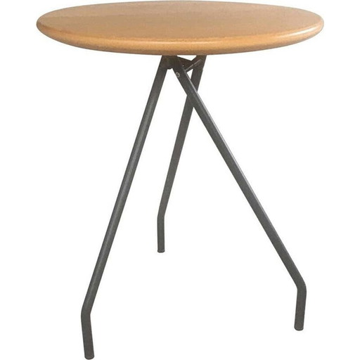 Table d'appoint vintage en chêne Rud Thygesen et Johnny Sorensen danois années 1980