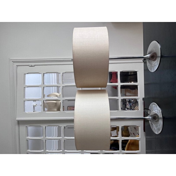 Image 1 of Paire de lampes chromées vintage par Frank Bentler pour Wila, Allemagne 1970