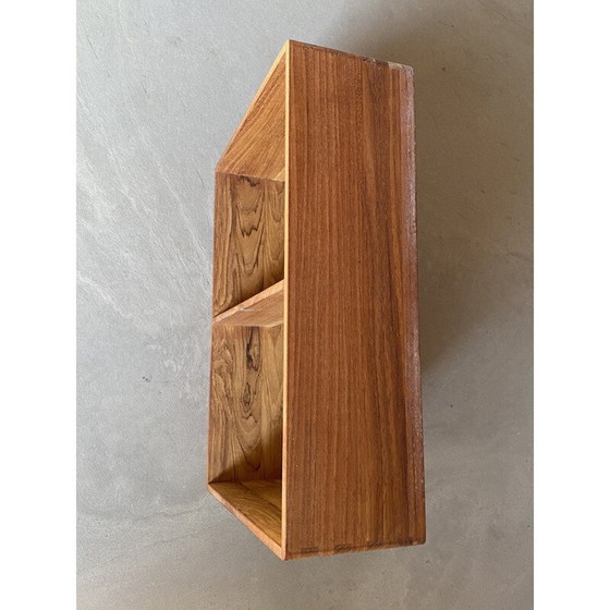 Image 1 of Mini étagère vintage scandinave en teck massif, 1960