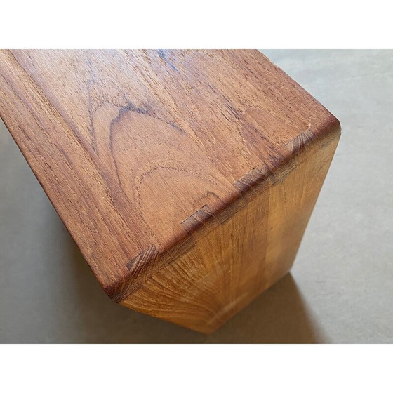 Image 1 of Mini étagère vintage scandinave en teck massif, 1960