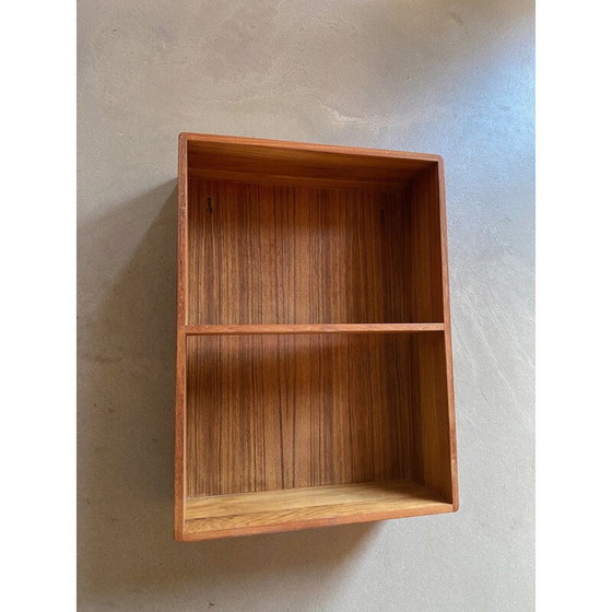 Image 1 of Mini étagère vintage scandinave en teck massif, 1960