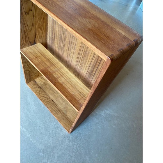 Image 1 of Mini étagère vintage scandinave en teck massif, 1960