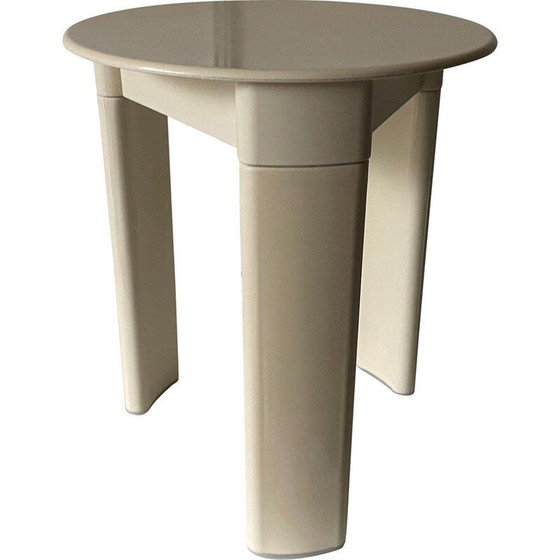 Image 1 of Tabouret démontable blanc vintage par Olaf Von Bohr, 1970
